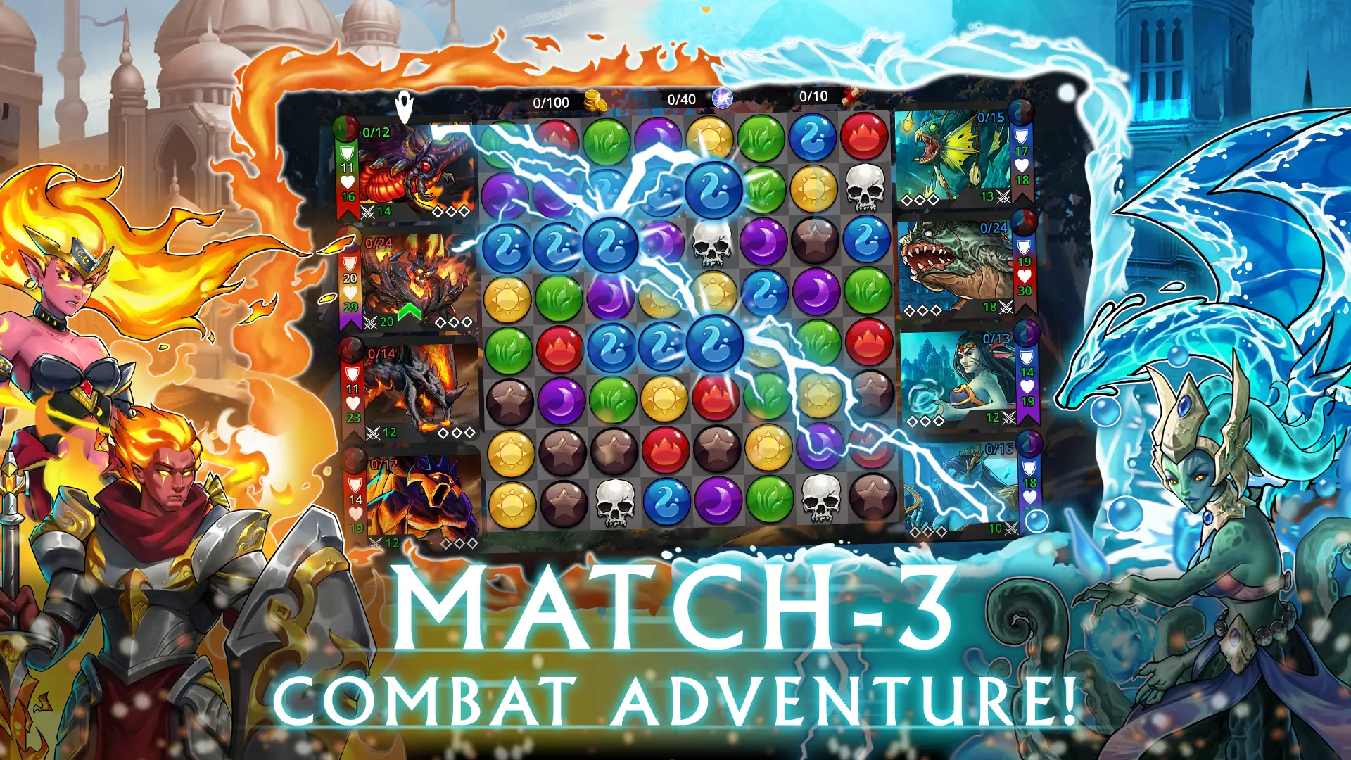 Gems of War gameplay screenshot